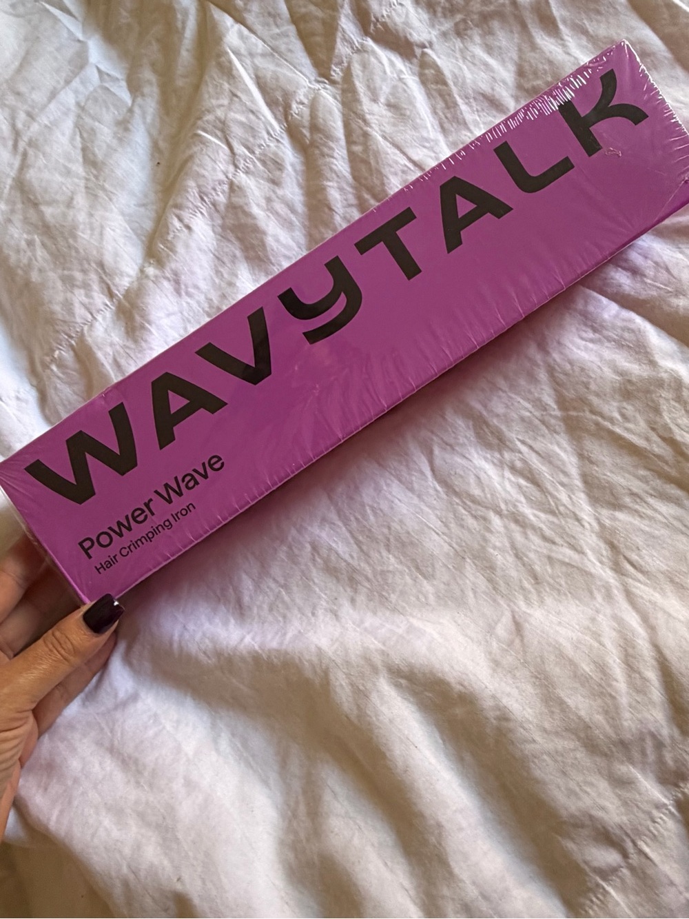 Power Wave Hair Crimping Iron - blush pink
